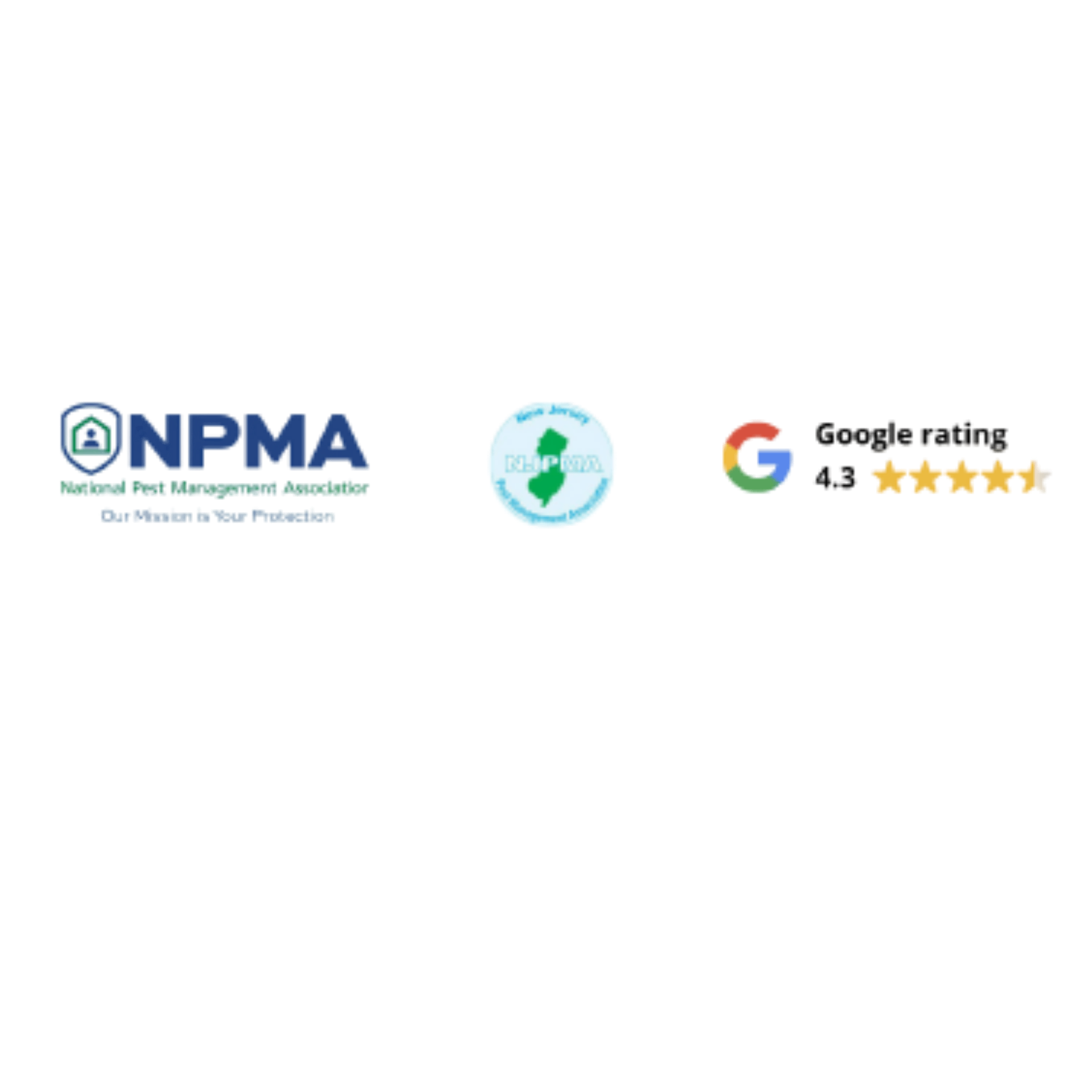 NPMA Member, Google Rating